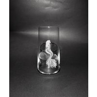 Handgraviertes Meerjungfrau Glas - Wasserglas Geschenk Sitzt Auf Einem Felsen Geätztes Handgraviertes Meerjungfrau Glas - Wasserglas Geschenk Sitzt Auf Einem Felsen Geätztes von UniqueGlassEngraving