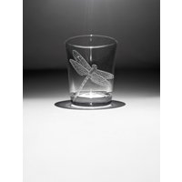 Libellen-Schnapsglas - Libellenglas Likörglas Libellen-Geschenke Graviertes Schnapsglas Kristall-Likörglas Geätzte Schnapsgläser von UniqueGlassEngraving
