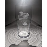 Rugby Pint Glas - Player Geschenke Gin Prosecco Bierglas Weinglas von UniqueGlassEngraving