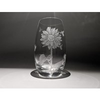 Sonnenblumen Gravur - Dartington Kristallvase Handgravierte Glaskunst Sonnenblume Und Bienen Graviertes Kristallglas Sonnenblumen Gravur - Dartington Kristallvase Handgravierte Glaskunst Sonnenblume Und Bienen Graviertes Kristallglas von UniqueGlassEngraving