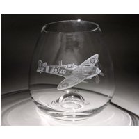 Spitfire Whiskyglas - Becher Handgraviertes Wasserglas Geschenk Weinglas Whisky Spitfire Whiskyglas - Becher Handgraviertes Wasserglas Geschenk Weinglas Whisky von UniqueGlassEngraving