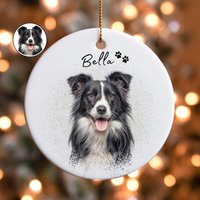 Personalisierte Haustier-Verzierung Mit Foto Des Haustieres + Name - Individuelles Hunde Ornament Weihnachten Haustier Erinnerung Personalisierte Haustier-Verzierung Mit Foto Des Haustieres + Name - Individuelles Hunde Ornament Weihnachten Haustier Erinnerung von UniqueMementos