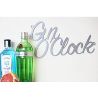 Gin O'clock - Metallschild von UniqueMetalcraftShop