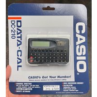 Vintage Casio Data-Cal Dc-210 Taschenrechner Neu Und Versiegelt in Originalverpackung von UniqueSheek