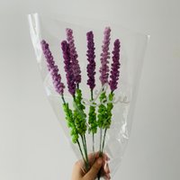 Lavendel Eukalyptus Häkelblumen, Lila Blumen, Blumenornamente, Ein Blumenstrauß Geschenk Für Sie von UniqueWeaveShop