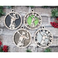 Personalisierte Männliche Oder Weibliche Tennisspieler Ornament - Sport Collection von UniquelyInviting