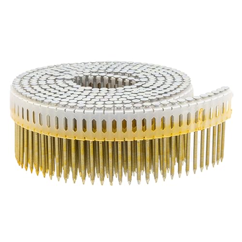 UnitSteel Coilnägel für Paslode - 2,5X65mm, 3.250 stück, Kleine Verpackung, 0° Coilnägel für Druckluft-Nagler, für Paslode TJEP typ ZE Coilnagler, Ring/Verzinkt, für fast alle Marken von Tackern UnitSteel Coilnägel für Paslode - 2,5X65mm, 3.250 stück, Kleine Verpackung, 0° Coilnägel für Druckluft-Nagler, für Paslode TJEP typ ZE Coilnagler, Ring/Verzinkt, für fast alle Marken von Tackern von UnitSteel