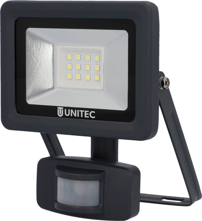 UniTec LED Strahler anthrazit mit Bewegungsmelder 7 W 850 lm von Unitec Elektro