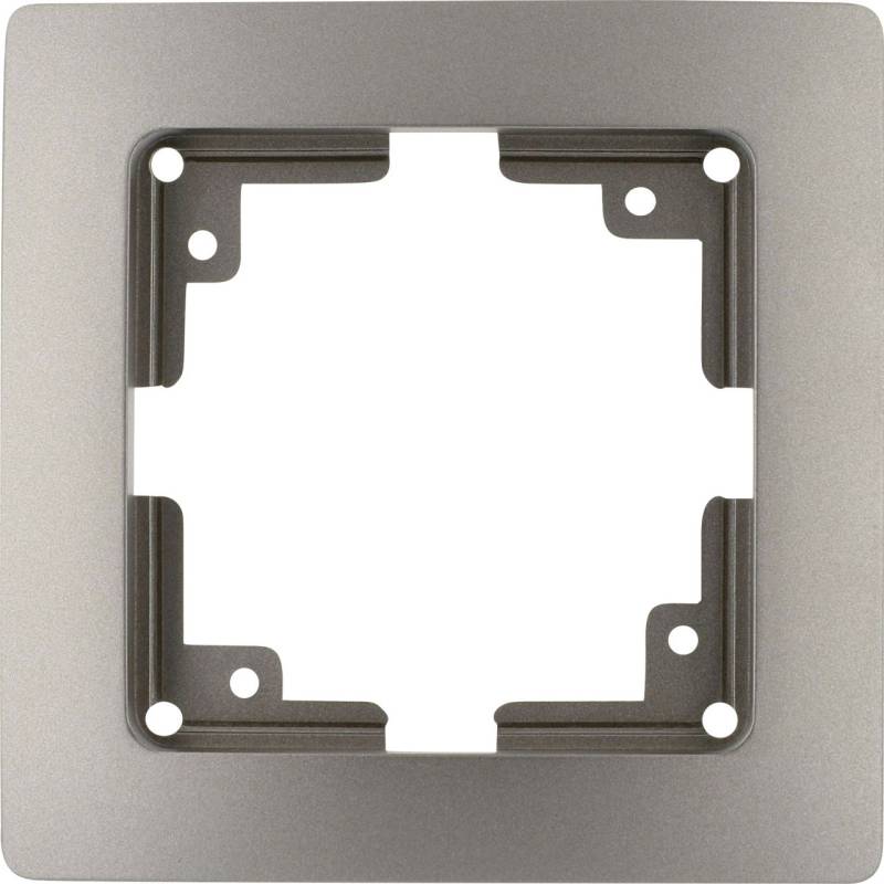 Unitec Abdeckrahmen Monaco 1-fach platin von Unitec Elektro