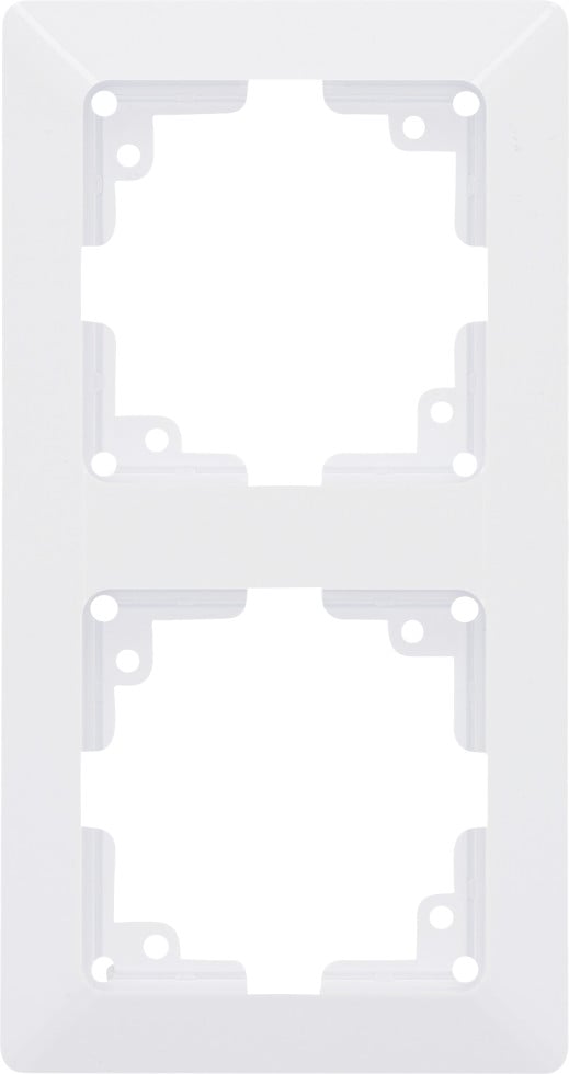 Unitec Abdeckrahmen 2-fach LeMans ultraweiß Unitec Abdeckrahmen 2-fach LeMans ultraweiß von Unitec Elektro