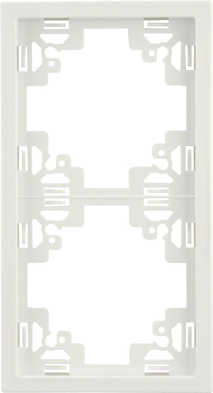 Unitec Abdeckrahmen 2-fach ultraweiß, Serie Sao Paulo von Unitec Elektro