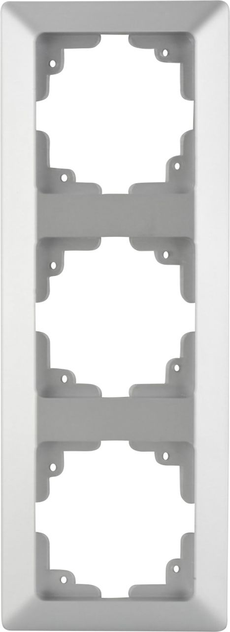 Unitec Abdeckrahmen LeMans 3-fach Serie 603 silber von Unitec Elektro