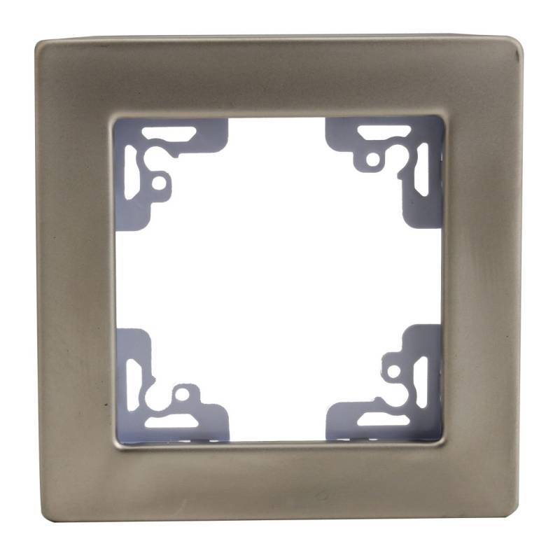 Unitec Abdeckrahmen Melbourne 1-fach aluminium Unitec Abdeckrahmen Melbourne 1-fach aluminium von Unitec Elektro