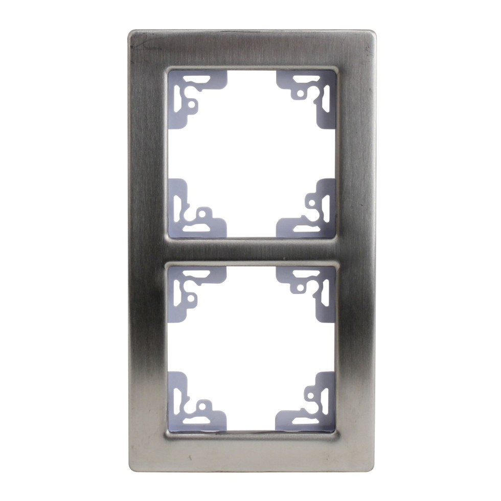 Unitec Abdeckrahmen Melbourne 2-fach aluminium Unitec Abdeckrahmen Melbourne 2-fach aluminium von Unitec Elektro