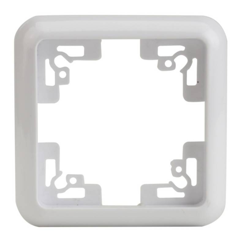 Unitec Abdeckrahmen Montreal 1-fach S502 ultraweiß von Unitec Elektro