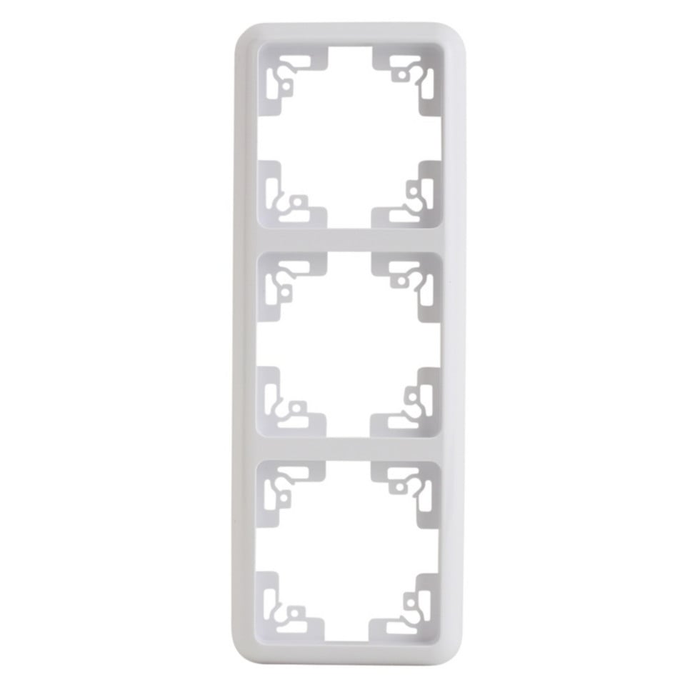 Unitec Abdeckrahmen Montreal 3-fach S502 ultraweiß Unitec Abdeckrahmen Montreal 3-fach S502 ultraweiß von Unitec Elektro