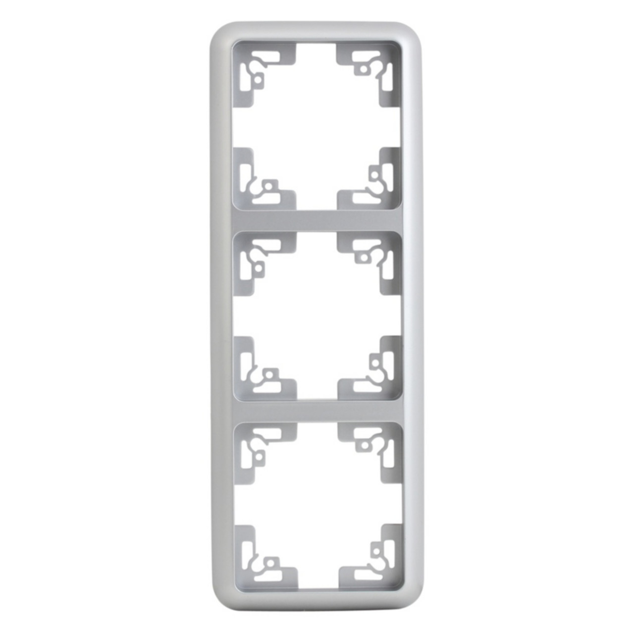 Unitec Abdeckrahmen Montreal 3-fach S503 silber Unitec Abdeckrahmen Montreal 3-fach S503 silber von Unitec Elektro