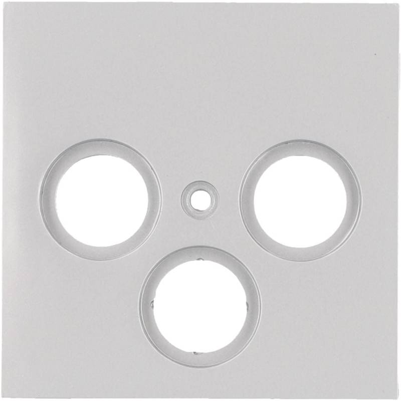 Unitec Abdeckung SAT-Antennendose Melbourne, silber von Unitec Elektro