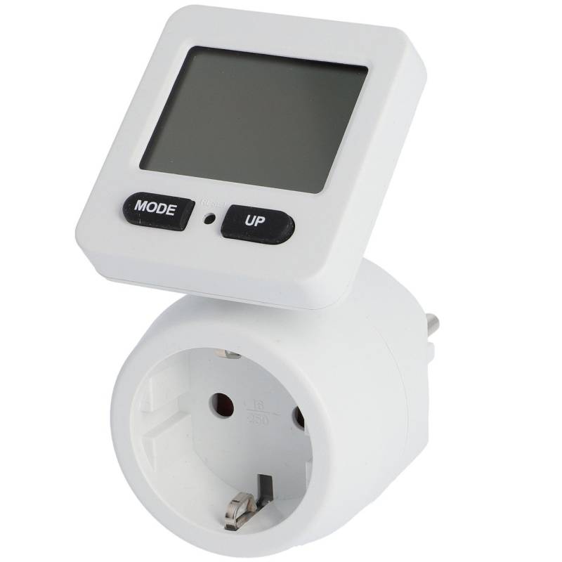 Unitec Energiekosten-Messgerät 180° drehbares Display weiß von Unitec Elektro