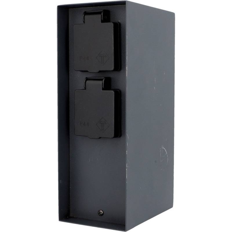 Unitec Gartensäule mit 2 Schutzkontakt-Steckdosen inkl. Zeitschaltuhr schwarz Unitec Gartensäule mit 2 Schutzkontakt-Steckdosen inkl. Zeitschaltuhr schwarz von Unitec Elektro