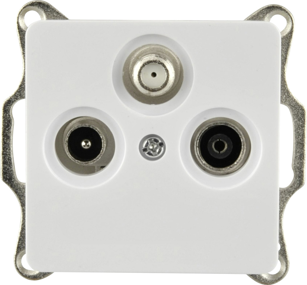 Unitec SAT- Antennensteckdose Genua ultraweiß Unitec SAT- Antennensteckdose Genua ultraweiß von Unitec Elektro