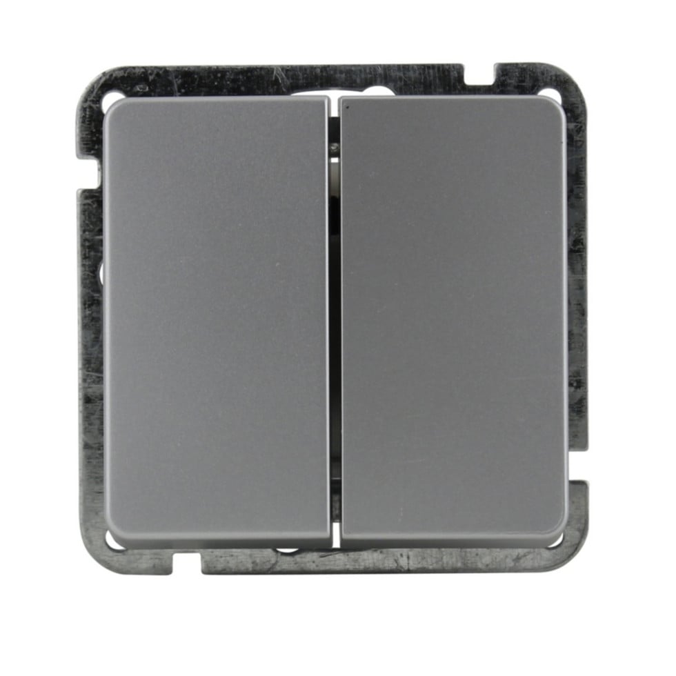 Unitec Serienschalter Montreal S503 silber Unitec Serienschalter Montreal S503 silber von Unitec Elektro