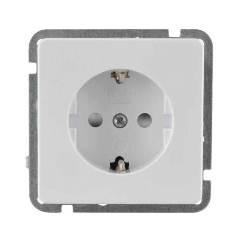 Unitec Steckdose Montreal S502 mit Kindersicherung ultraweiß Unitec Steckdose Montreal S502 mit Kindersicherung ultraweiß von Unitec Elektro