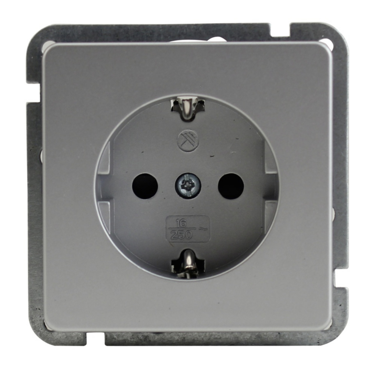 Unitec Steckdose Montreal S503 mit Kindersicherung silber Unitec Steckdose Montreal S503 mit Kindersicherung silber von Unitec Elektro