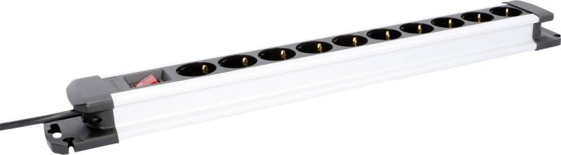 Unitec Steckdosenleiste10-fach 2m H05VV-F 3G1,5 mm², mit Schalter von Unitec Elektro