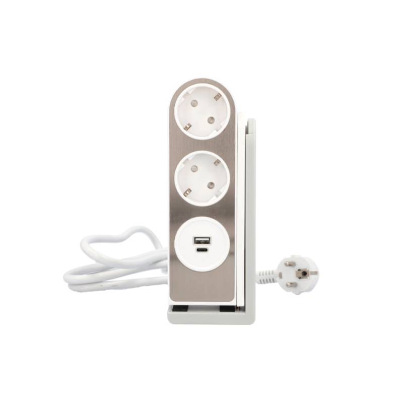 Unitec Tischsteckdose 2-fach inkl. 2x USB A/C 1,4 m von Unitec Elektro