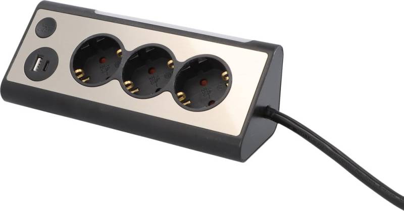 Unitec Tischsteckdose 3-fach mit Schalter 2x USB A+C Anschluss 1,4 m Unitec Tischsteckdose 3-fach mit Schalter 2x USB A+C Anschluss 1,4 m von Unitec Elektro