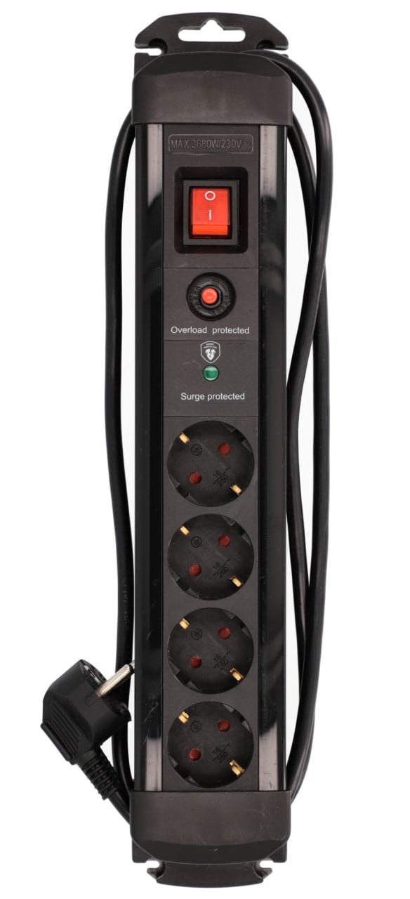 Unitec Tischsteckdose Workline 4-fach mit Schalter & Überspannungsschutz 2 m Unitec Tischsteckdose Workline 4-fach mit Schalter & Überspannungsschutz 2 m von Unitec Elektro