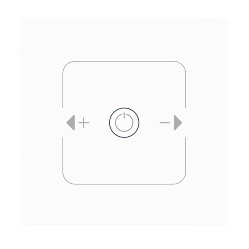 Unitec WIFI Touch Dimmer weiß Glasoptik, Tuya-App, Unterputz von Unitec Elektro