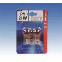 Unitec - PY21W Kugellampe Standard Orange 12V P21 5W Blinkerlampe von Unitec