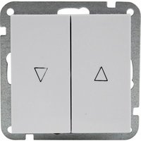 Jalousie-Taster Melbourne S702 ultraweiß Schalter - Unitec von Unitec