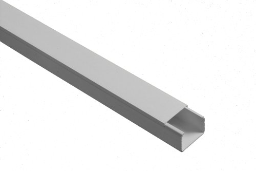 UNITEC 40711 Installationskanal, PVC, 40 x 60 mm, 2 m, grau von Unitec