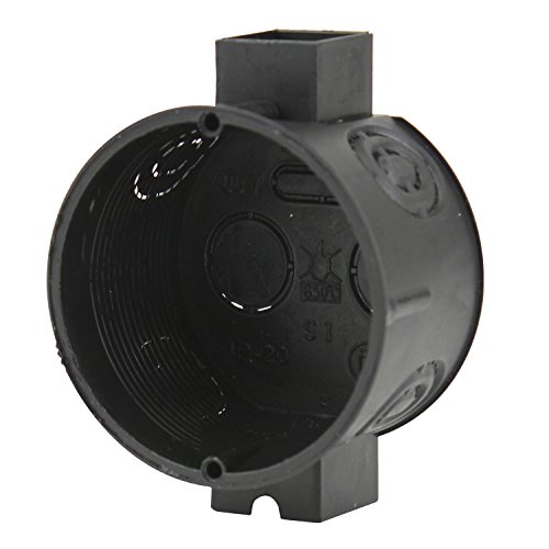 UNITEC 40909L UP-Schalterdose 40mm sw, schwarz UNITEC 40909L UP-Schalterdose 40mm sw, schwarz von Unitec