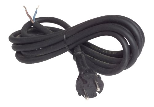 UNITEC 44552 Bohrmaschinenleitung, H07RN-F 2x1,5mm², mit Stecker,3m von Unitec