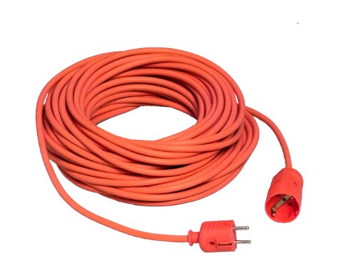 UNITEC Schuko-Verlängerung H05VV-F 3G1,5mm²,25m, orange von Unitec