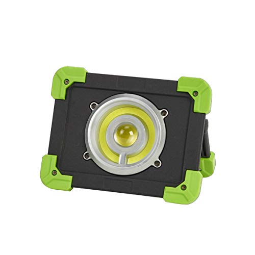 UNITEC Arbeitsstrahler mit Akku, 20 Watt, 1600 Lumen, 6500K Kaltweiß, IP44, schwarz-grün UNITEC Arbeitsstrahler mit Akku, 20 Watt, 1600 Lumen, 6500K Kaltweiß, IP44, schwarz-grün von Unitec