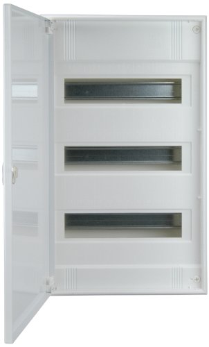UNITEC Aufputz-Verteiler mit Tür, Sicherungskasten, Kleinverteiler, IP30, 3x12+2 Module, weiß UNITEC Aufputz-Verteiler mit Tür, Sicherungskasten, Kleinverteiler, IP30, 3x12+2 Module, weiß von Unitec