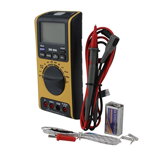 UNITEC Digital-Multimeter DM600 5in1 schwarz/gelb von Unitec
