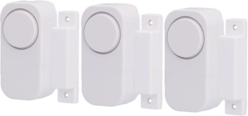 UNITEC Fenster-& Türalarm 3er Set mit Magnetkontakt von Unitec