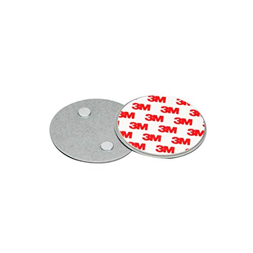 UNITEC Magnethalterung für Rauchmelder, Feuermelder, Rauchwarnmelder, rund, 70 mm Durchmesser, extrem starker Magnet, Montage ohne Werkzeug von Unitec