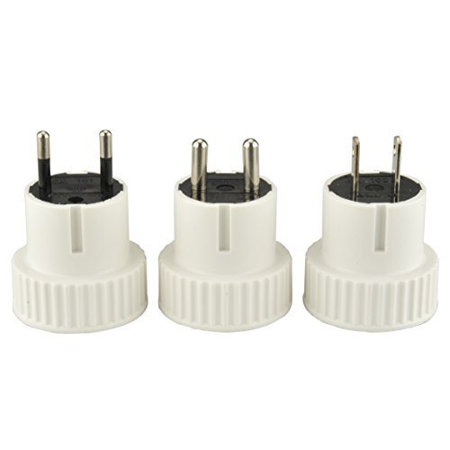UNITEC Reisestecker-Set weiß 3tlg, 3 Stück von Unitec