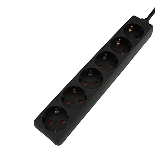 UNITEC TSD 6fach 1,4m, schwarz von Unitec