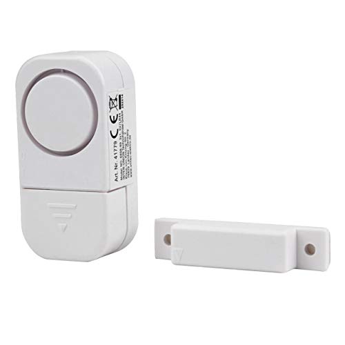 UNITEC Tür- und Fensteralarm | 3 Stück | drahtlose und drahtlose Montage | 105 dB von Unitec