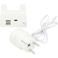 USB-Ladestation usb a + c mit Halter, 2+1 Handy-Kabel-Adapter - Unitec USB-Ladestation usb a + c mit Halter, 2+1 Handy-Kabel-Adapter - Unitec von Unitec