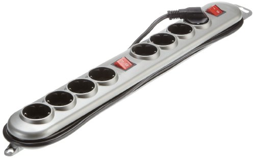 UNITEC Silver - Line Steckdosenleiste 2x 4-fach mit Schalter UNITEC Silver - Line Steckdosenleiste 2x 4-fach mit Schalter von Unitec