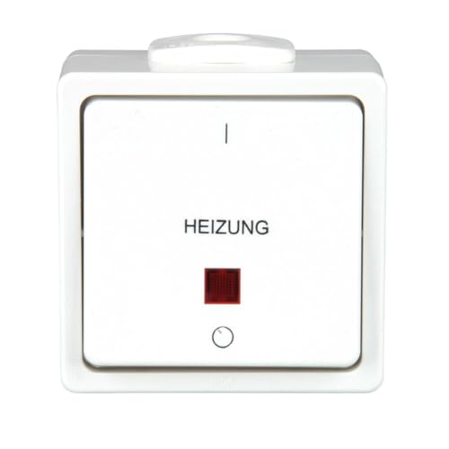UNITEC 45282L Heizungsnotschalter Aufputz lose Aquarius FR, polarweiߟ von Unitec